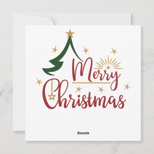 Weihnachtslandschaft Kunst Grußkarte Feiertagskarte (Rückseite)