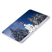 Weihnachtslandschaft Magnet (Linke Seite)