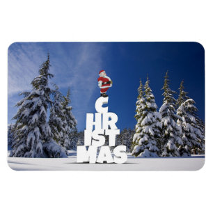 Weihnachtslandschaft Magnet