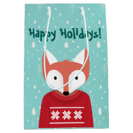 Weihnachtslandschaft Mittlere Geschenktüte