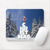 Weihnachtslandschaft Mousepad (Mit Mouse)