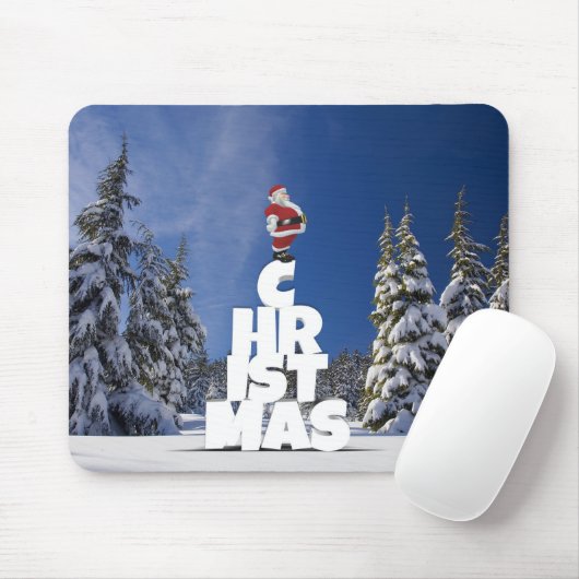 Weihnachtslandschaft Mousepad (Mit Mouse)