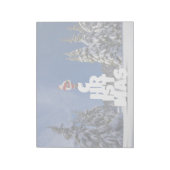 Weihnachtslandschaft Notizblock (Rotiert)