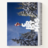 Weihnachtslandschaft Notizblock (Rückseite)