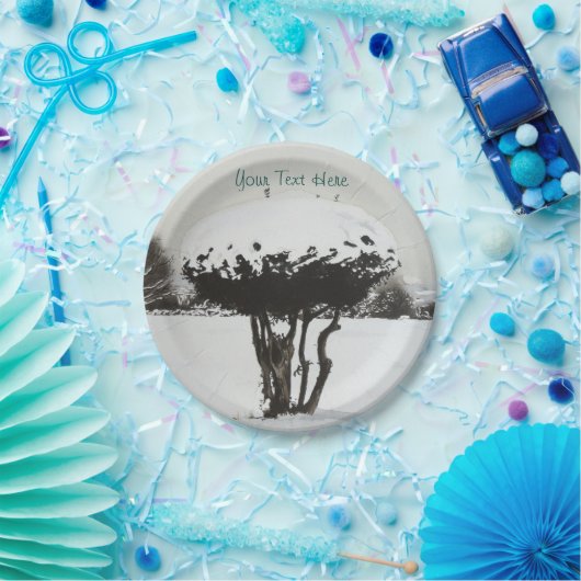 Weihnachtslandschaft Pappteller (Party)