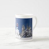 Weihnachtslandschaft Porzellantasse (Vorderseite Rechts)