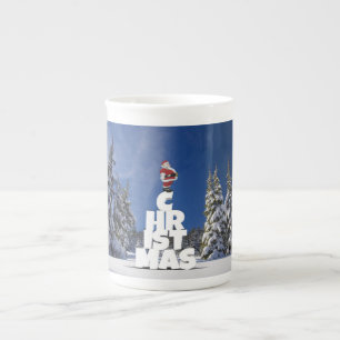 Weihnachtslandschaft Porzellantasse