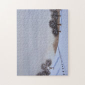 Weihnachtslandschaft Puzzle (Vertikal)