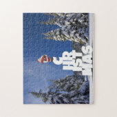 Weihnachtslandschaft Puzzle (Vertikal)