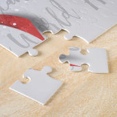 Weihnachtslandschaft | Roter Kardinal Puzzle (Seite)