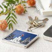 Weihnachtslandschaft Schlüsselanhänger (Seite)