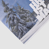 Weihnachtslandschaft Seidenpapier (Ausschnitt)