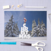 Weihnachtslandschaft Seidenpapier (Handwerk)