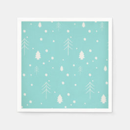 Weihnachtslandschaft Serviette