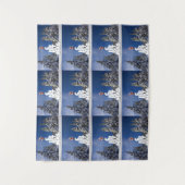 Weihnachtslandschaft Wandteppich (Vorderseite)