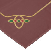 Weihnachtslappen Tischdecke (Schrägansicht)