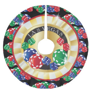 WeihnachtsLas Vegas-Art Polyester Weihnachtsbaumdecke