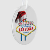 WeihnachtsLas Vegas-Zeichen Ornament (Vorderseite)