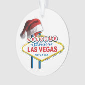 WeihnachtsLas Vegas-Zeichen Ornament (Vorderseite)