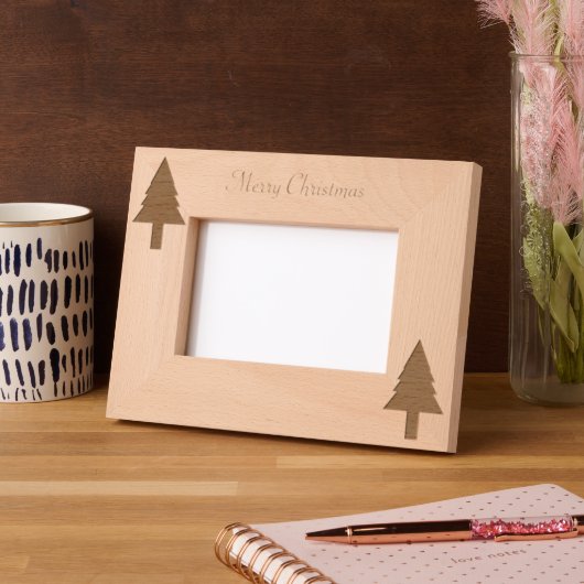 Weihnachtslaserrahmen Geätzte Rahmen (Links)