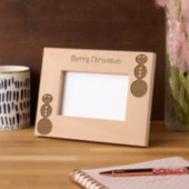 Weihnachtslaserrahmen Geätzte Rahmen (Links)