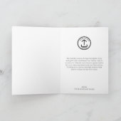 Weihnachtslaternen Kunden Mitarbeiter Feiertagskarte (Innenseite)