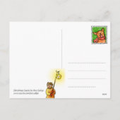 Weihnachtslaternen-Postkarte Feiertagspostkarte (Rückseite)