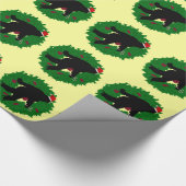Weihnachtslatte Geschenkpapier (Ecke)