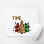 Weihnachtslatte Leopard Karierten Weihnachtsbaum F Mousepad (Mit Mouse)