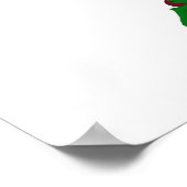 Weihnachtslatte Poster (Ecke)