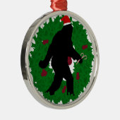 Weihnachtslatte Silbernes Ornament (Rechts)