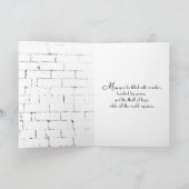 Weihnachtslattern und Poinsettias Feiertagskarte (Innenseite)