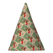 Weihnachtsläufer der 50er Jahre Partyhütchen (Rechts)