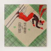 Weihnachtsläufer der 50er Jahre Puzzle (Horizontal)