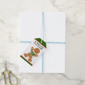 Weihnachtsläuferspur und -feld geschenkanhänger (Mit Garn)