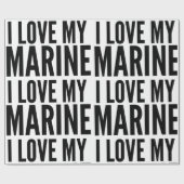 Weihnachtslaune Liebe mein Meer Geschenkpapier (Flach)