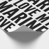 Weihnachtslaune Liebe mein Meer Geschenkpapier (Ecke)