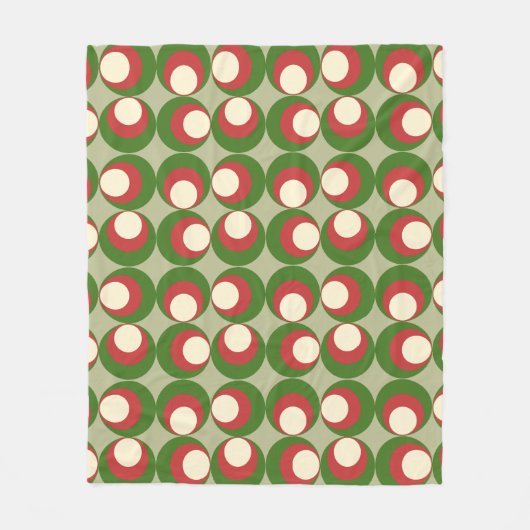 Weihnachtsleben Fleecedecke (Vorderseite)