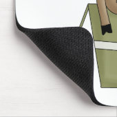 Weihnachtslebewesen · Elche u. Geschenkboxen Mousepad (Ecke)