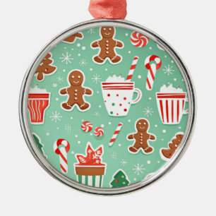 Weihnachtslebkuchen-Design Ornament Aus Metall
