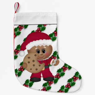 Weihnachtslebkuchen-Feiertagsplätzchen-Strumpf Kleiner Weihnachtsstrumpf