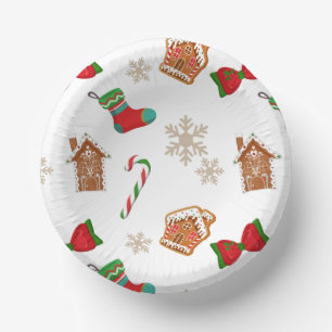 Weihnachtslebkuchen Pappteller
