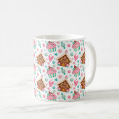 Weihnachtslebkuchen und Cupcakes Kaffeetasse (VorderseiteRechts)
