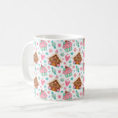 Weihnachtslebkuchen und Cupcakes Kaffeetasse (Vorderseite Links)