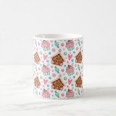 Weihnachtslebkuchen und Cupcakes Kaffeetasse (Mittel)