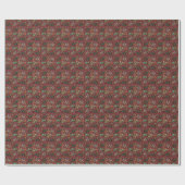 Weihnachtsleckereien - Pfefferminz (Farbe) Geschenkpapier (Flach)