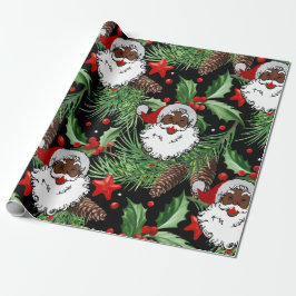 Weihnachtsleder Geschenkpapier