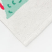 Weihnachtsleder, Groß 60" x 80" Fleecedecke (Ecke)