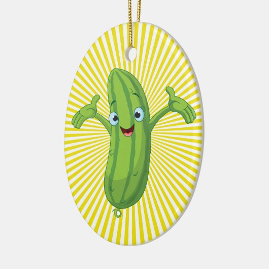 Weihnachtsleder Keramik Ornament (Links)