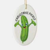 Weihnachtsleder Keramikornament (Rechts)